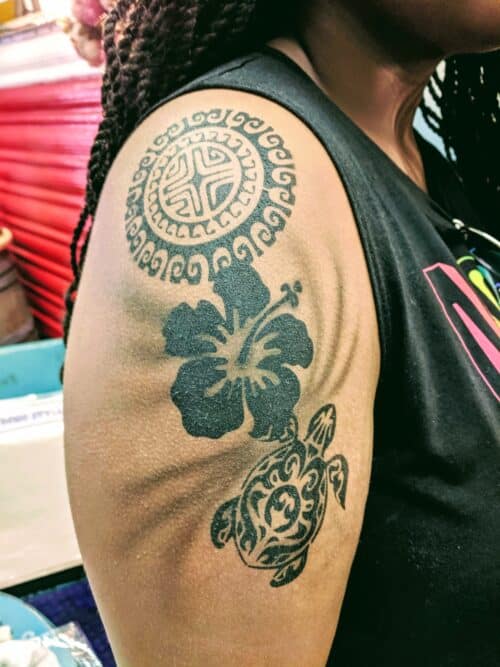 Tat Bar Las Vegas Temporary Tattoo Moana Sleeve