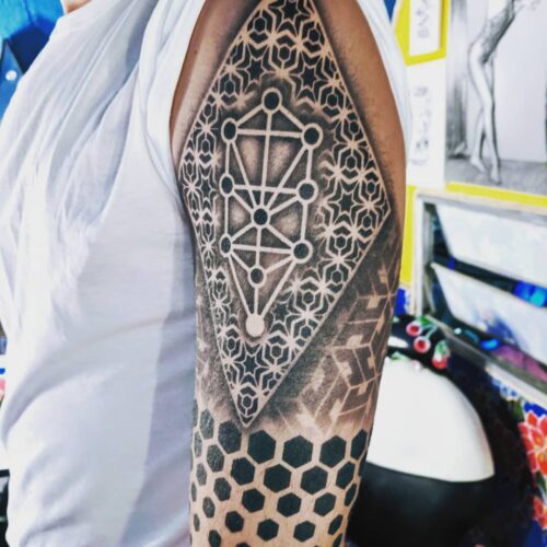 Sacred Geometry Half Sleeve