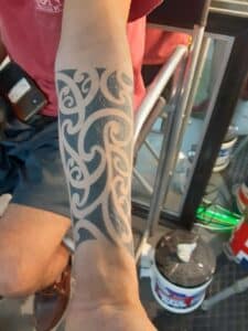 Tat Bar Las Vegas Temporary Airbrush Tattoo Tribal Tattoo 006